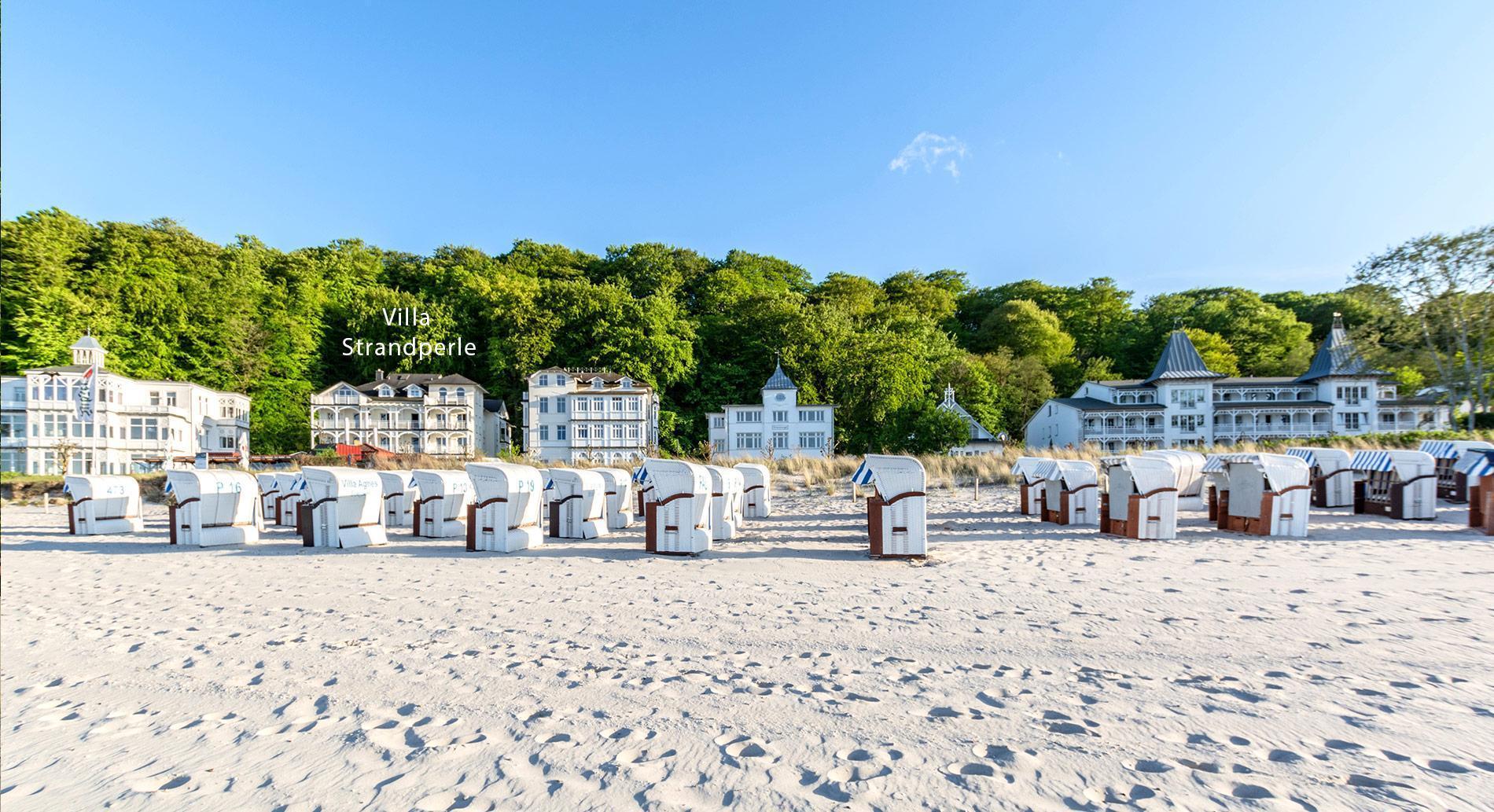 Villa Strandperle direkt an der Strandpromenade in Binz