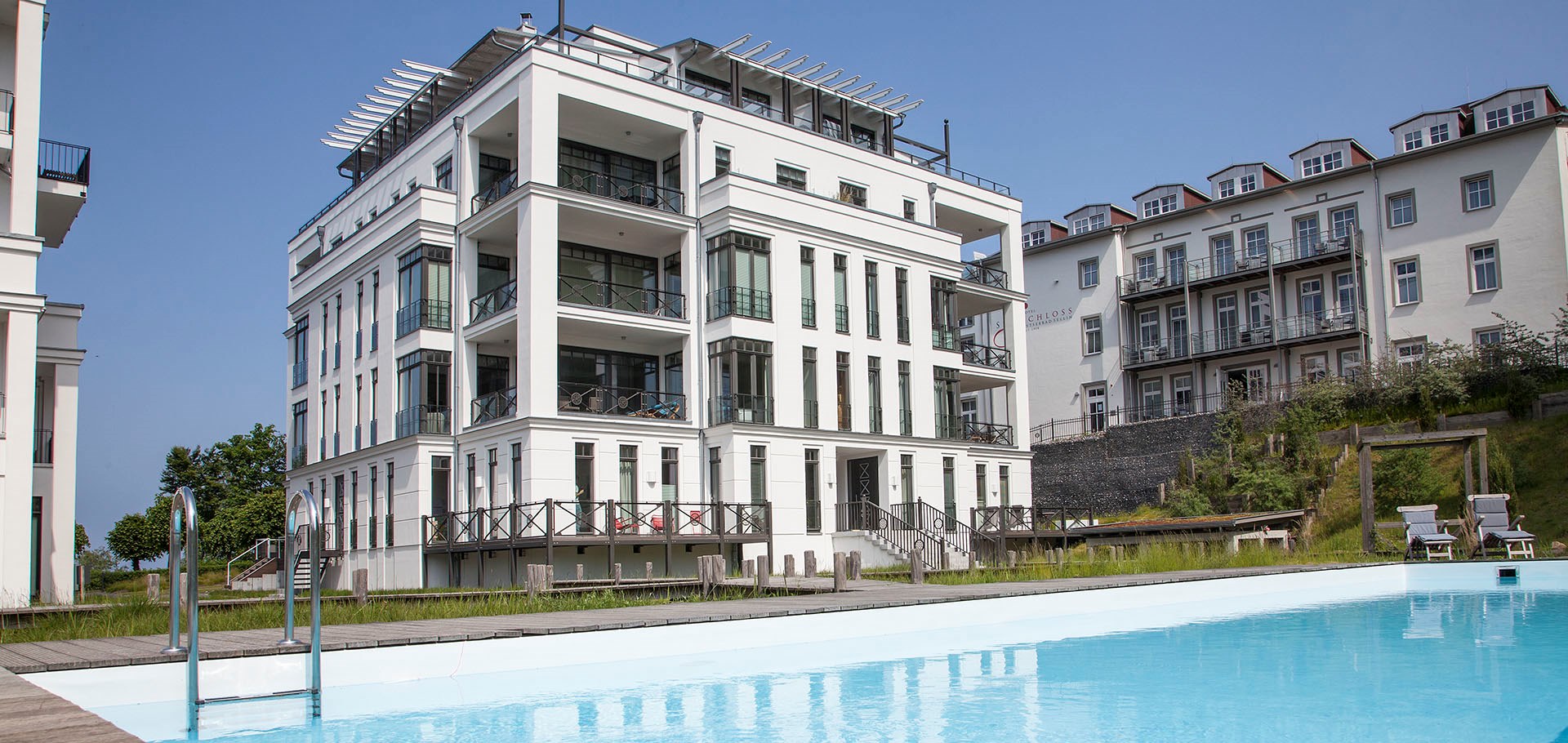 Villa Claire - Luxus-Appartement SUNSHINE CLOUD - direkte Strandlage, Sellin