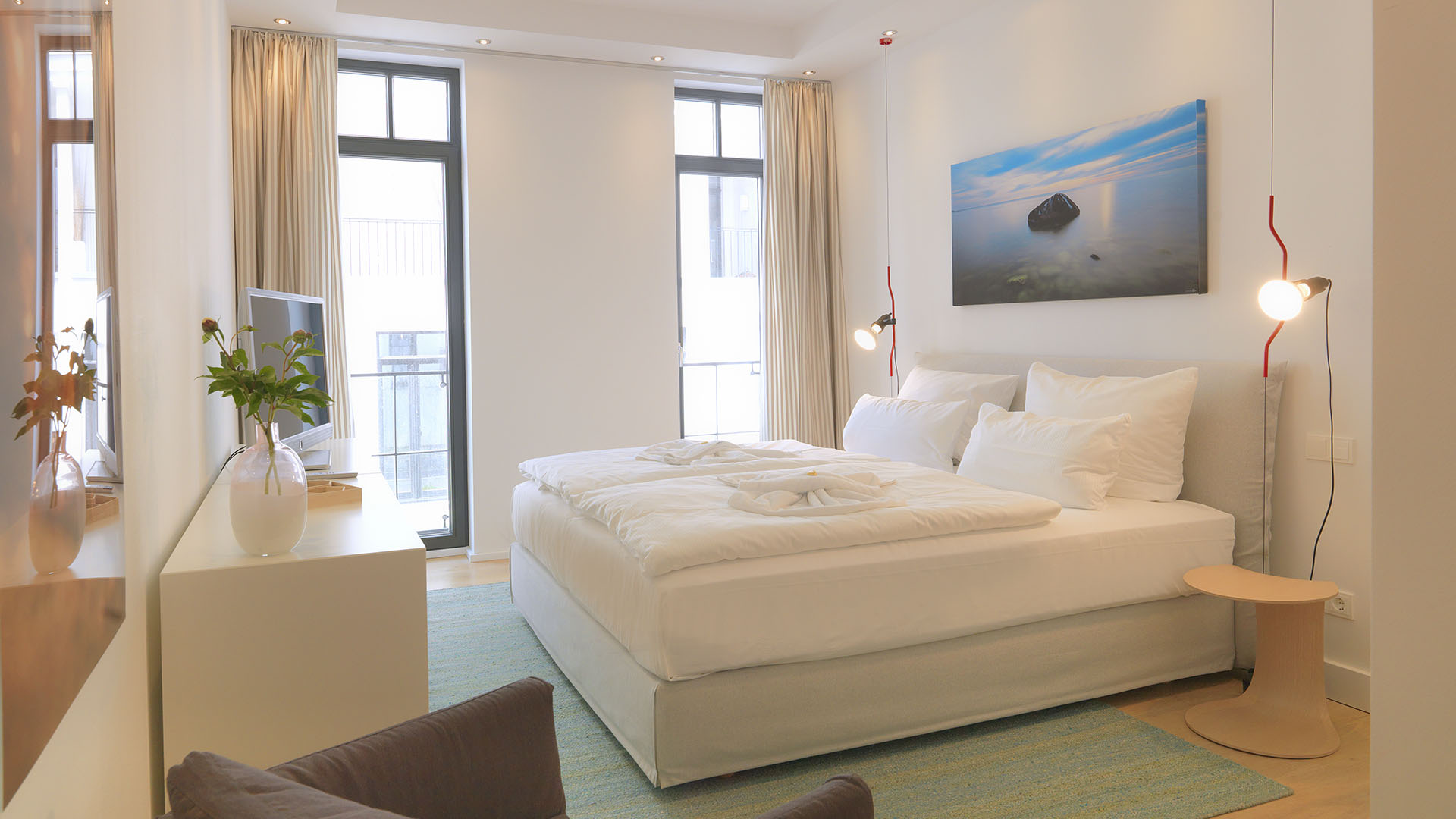 Villa Claire - Luxus-Appartement SUNSHINE CLOUD***** - direkte Strandlage, Sellin