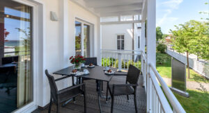 Villa Strandperle – Ferienwohnung 4 mit Meerblick, direkt an der Strandpromenade in Binz
